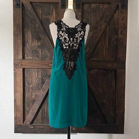 Sugar lips silk dress Sz-Medium - Picture 3 of 8